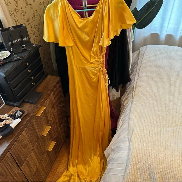 NWT Cinq a Sept Patti silk high-low gown sz 4 - Picture 9 of 11